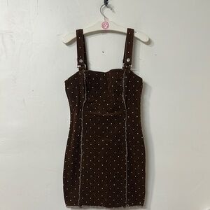 Forever 21 Brown Bodycon Mini Dress
